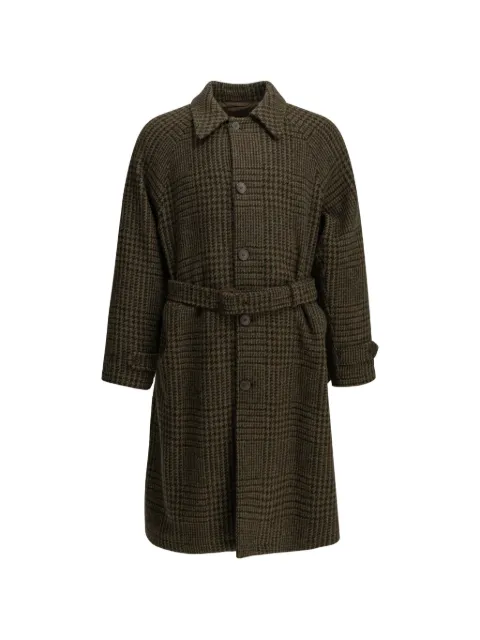 Polo Ralph Lauren check-pattern belted coat