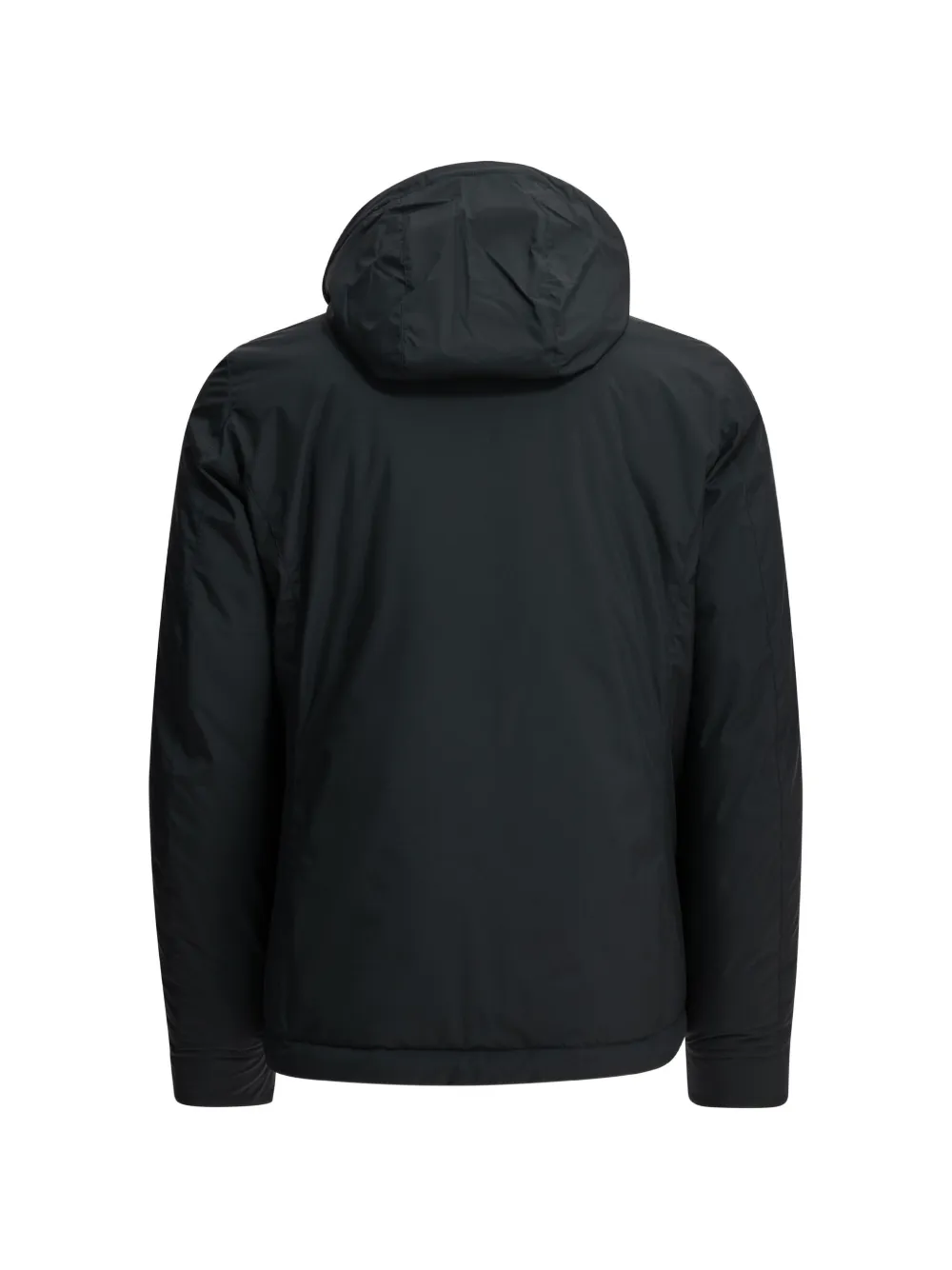 Moorer hooded down-filled jacket Blauw