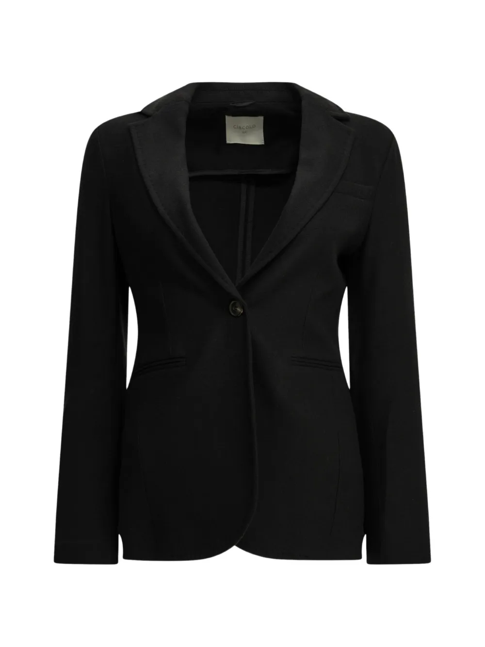Circolo 1901 single-breasted notch-lapel blazer - Schwarz