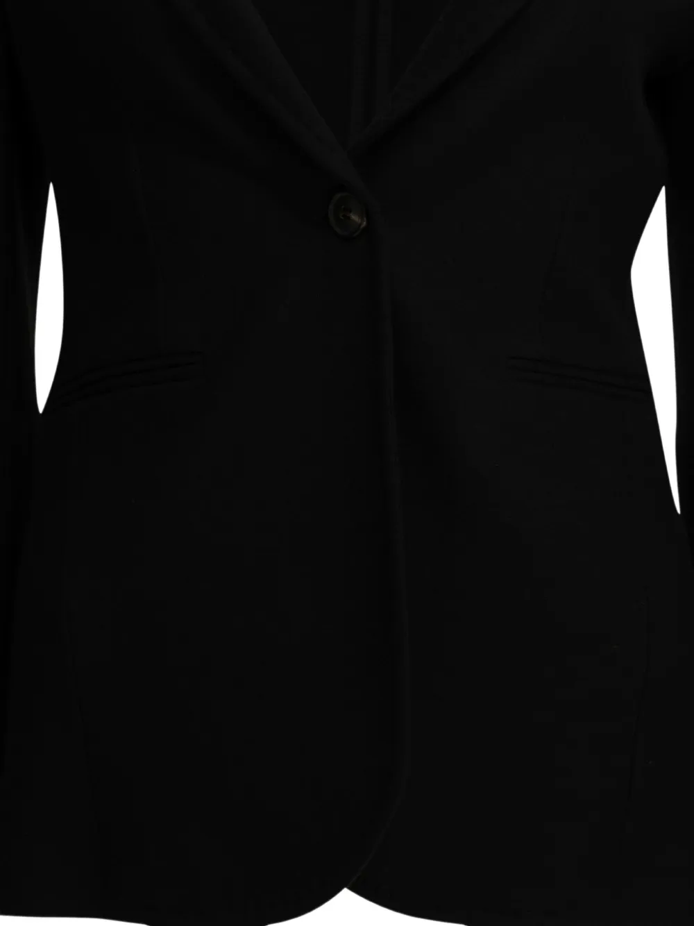 Circolo 1901 single-breasted notch-lapel blazer Zwart
