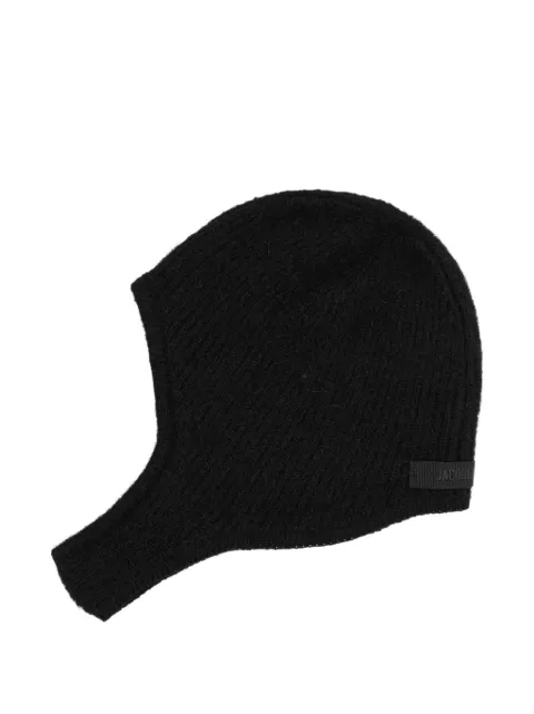 Jacquemus ribbed-knit balaclava hat