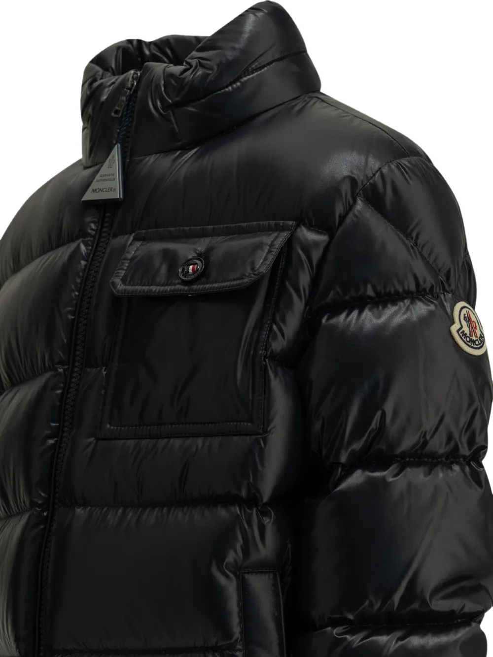 Moncler Enfant Alaxios quilted puffer coat Blauw