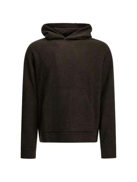Maison Kitsuné logo-embroidered hoodie