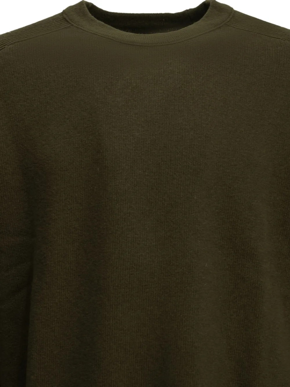 C.P. Company lambswool Lens crewneck sweater Groen