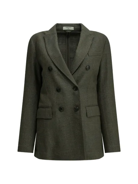 Circolo 1901 double-breasted peak-lapel coat