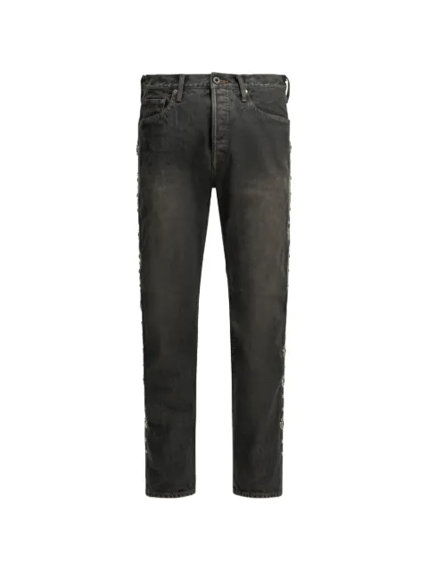 KAPITAL stud-embellished jeans