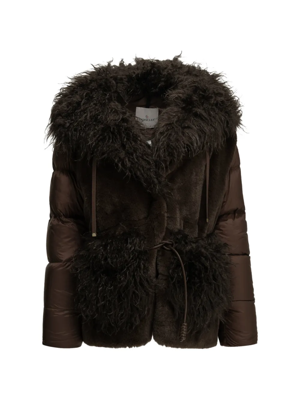 Moncler Immersif 2-in-1 short down jacket - Marron