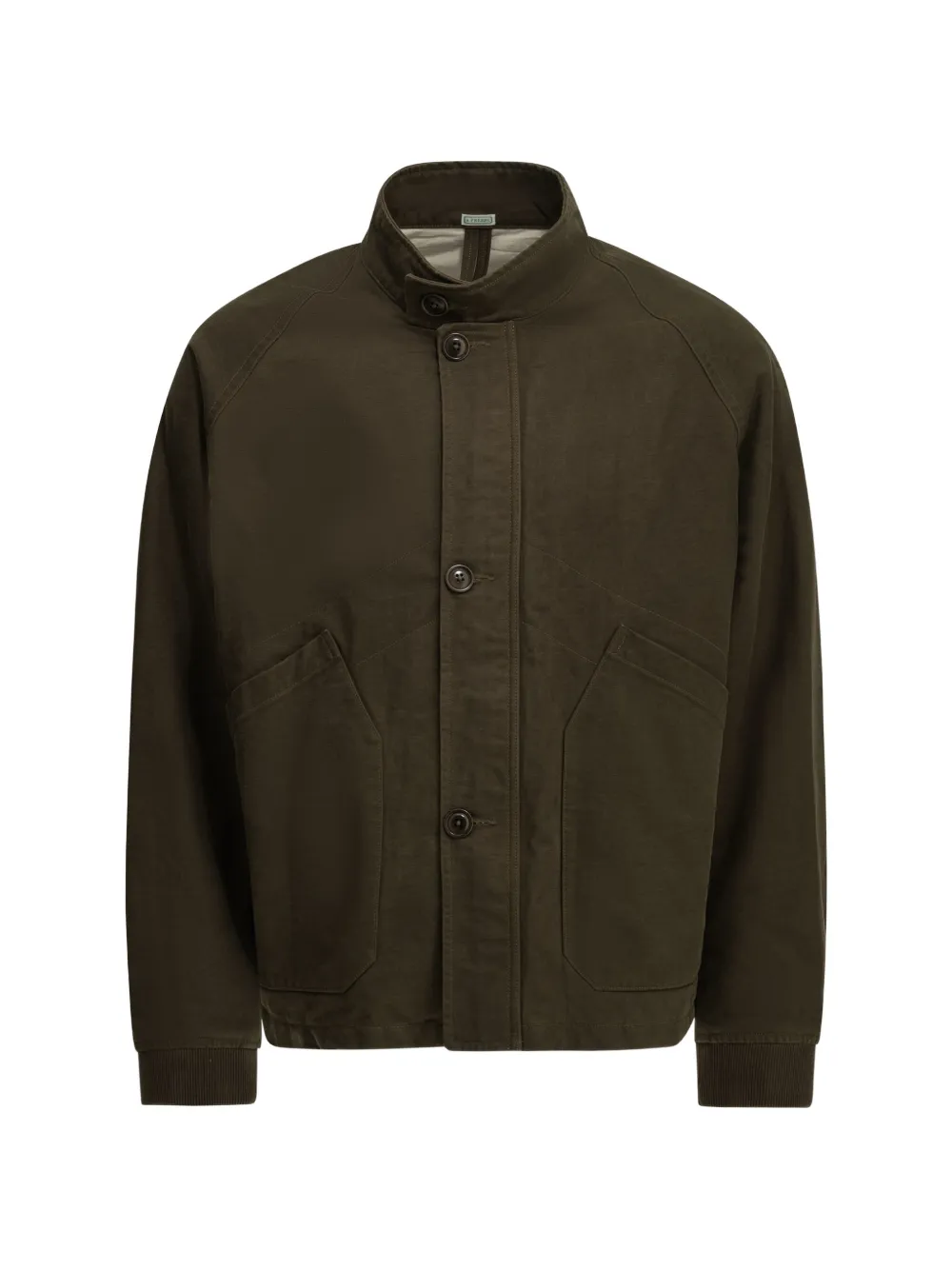 A.PRESSE British Royal Navy high-neck jacket - Grün