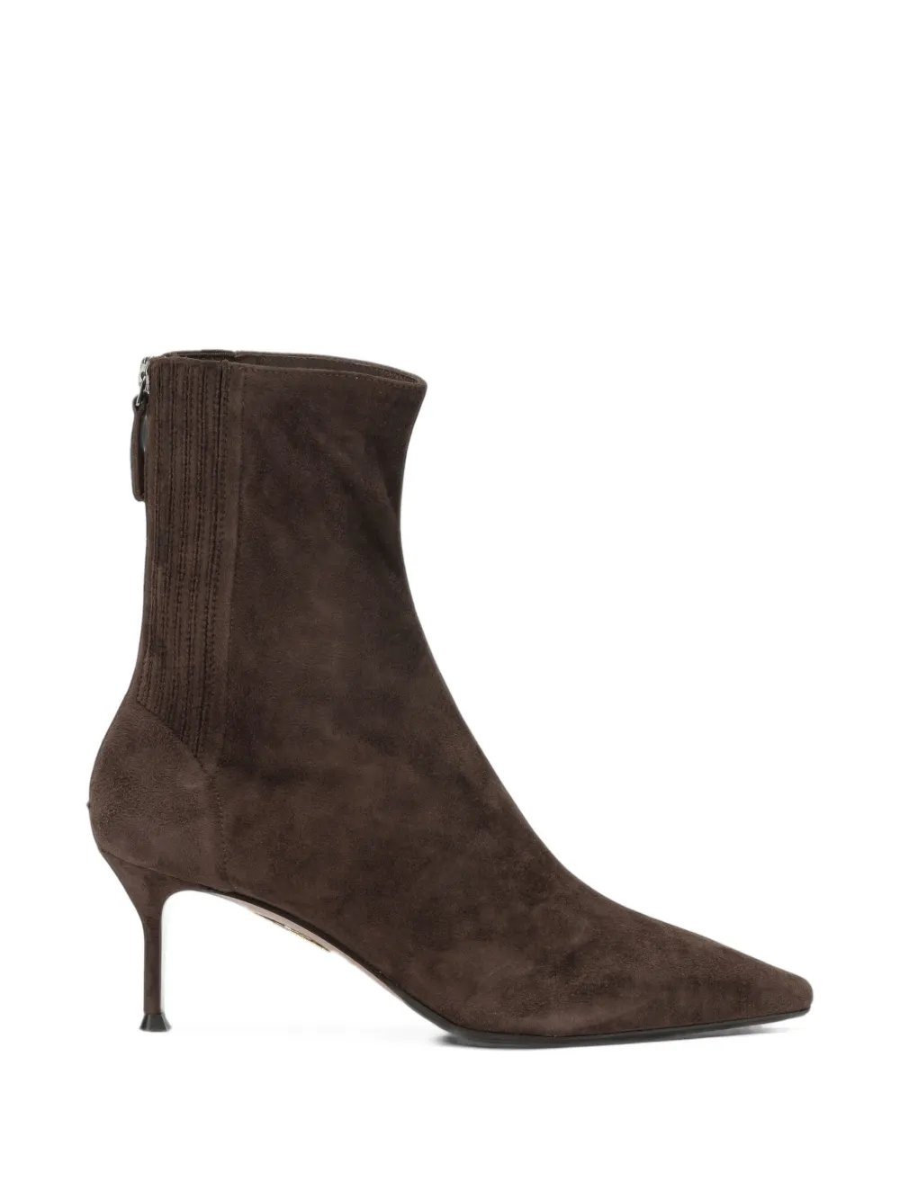 Aquazzura Saint Honoré 65mm suede ankle boots - Braun
