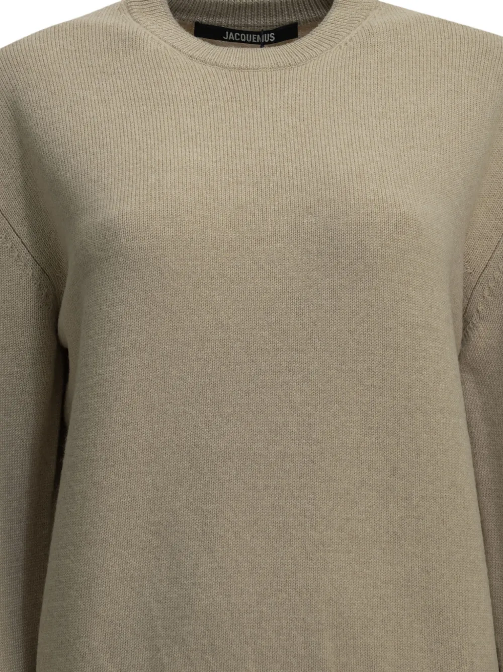 Jacquemus logo-detail sweater Beige