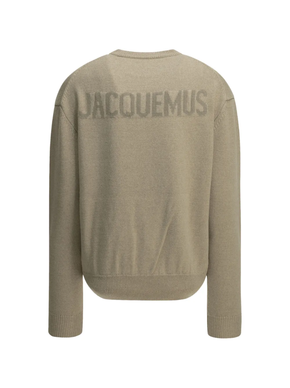 Jacquemus logo-detail sweater Beige