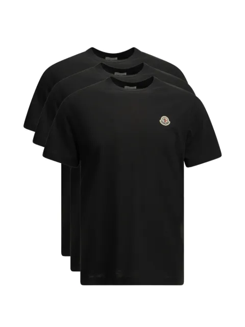 Moncler logo-patch T-shirt (set of three)