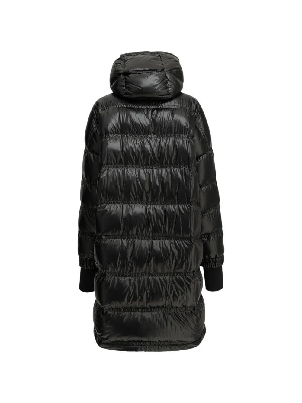 Moncler Grenoble Rochelairs quilted hooded coat Zwart