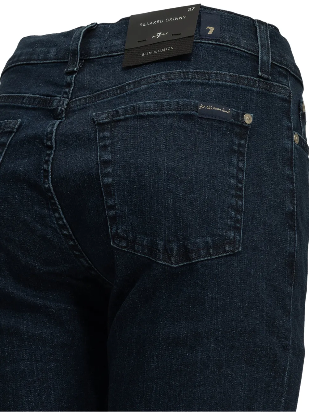 7 For All Mankind Relaxed Skinny jeans Blauw