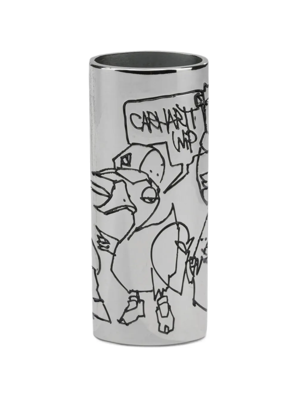 Carhartt WIP x BIC Blinkerfluid metal lighter case - Argento