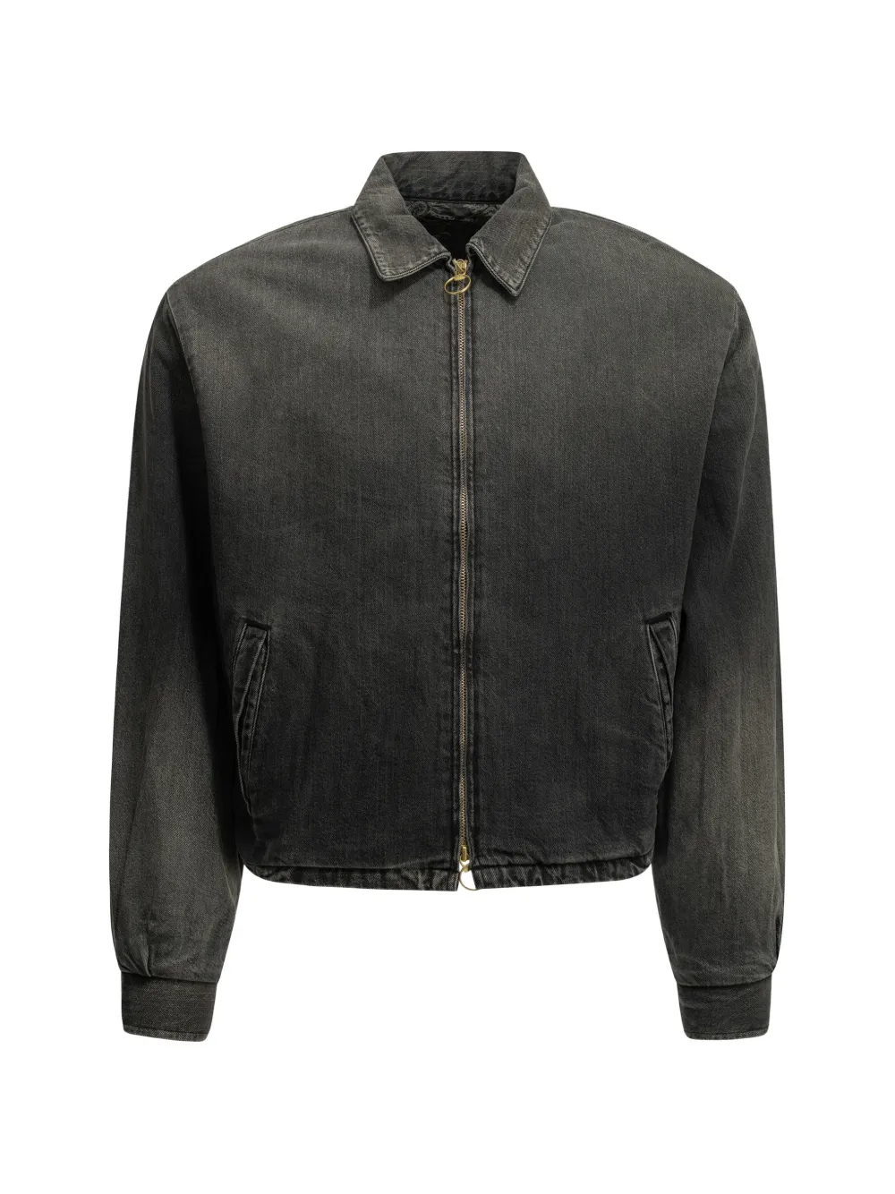 KAPITAL Hacksaw paisley-lining denim jacket - Nero