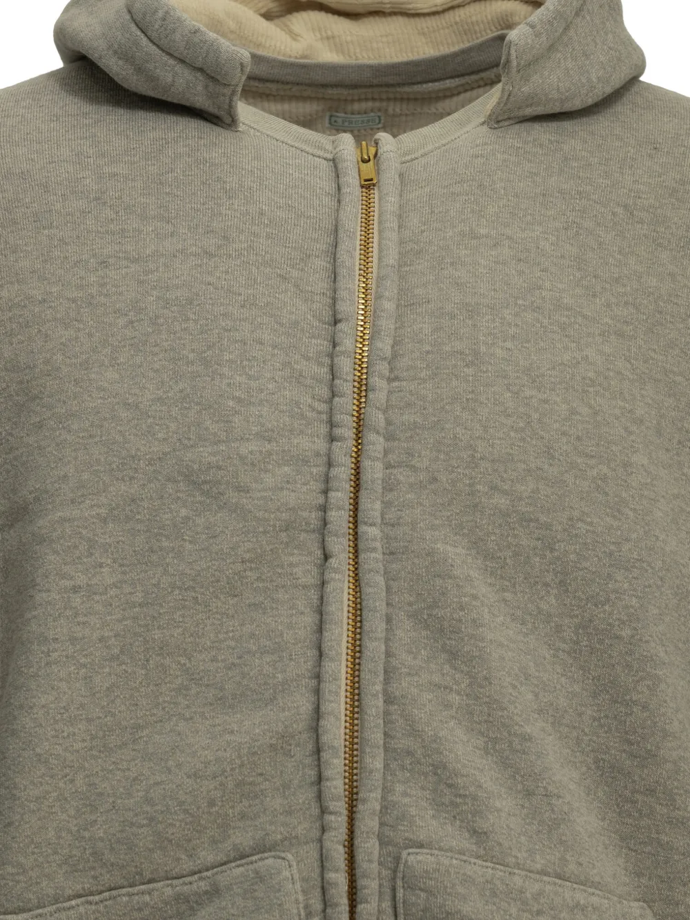 A.PRESSE zip-up hoodie Grijs