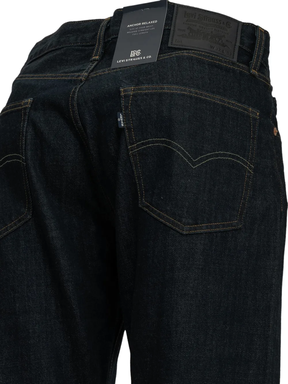 Levi's Blue Tab Anchor straight-leg jeans Blauw