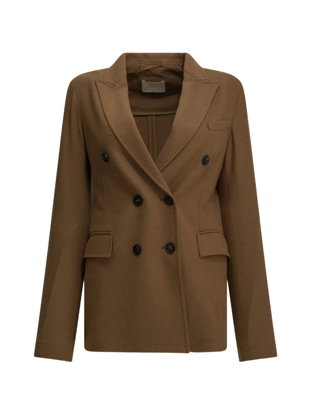 Circolo 1901 Double-breasted Coat In Brown