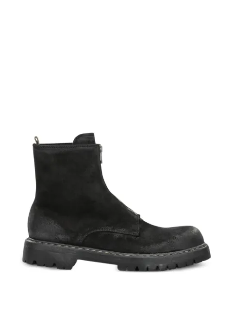 Officine Creative Bulla DD Lug 114 front-zip biker boots