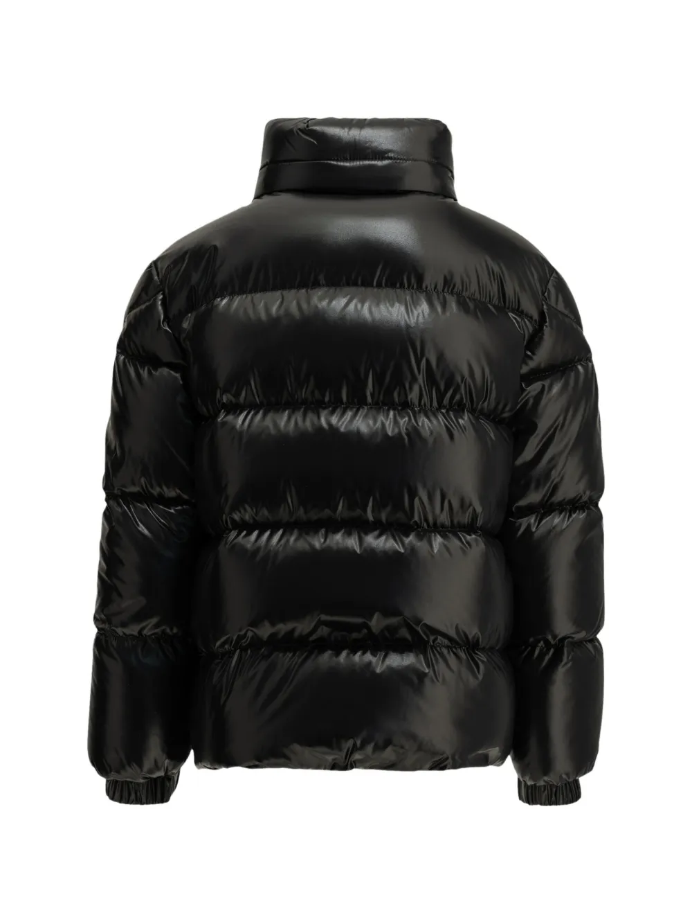 Moncler Enfant Alaxios quilted-finish logo-patch coat Zwart