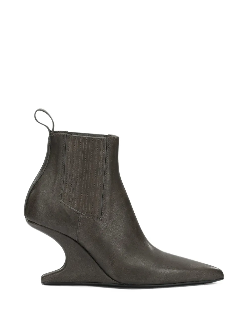 Rick Owens sculptural-wedge ankle boots - Gris Rick Owens sculptural-wedge ankle boots - Gris