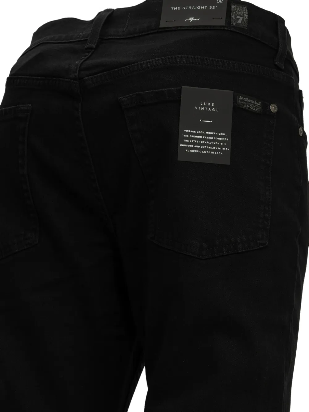 7 For All Mankind The Straight jeans Zwart