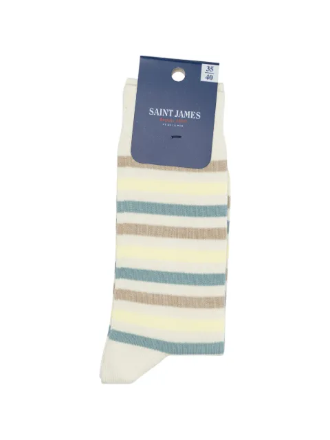Saint James horizontal-stripe socks