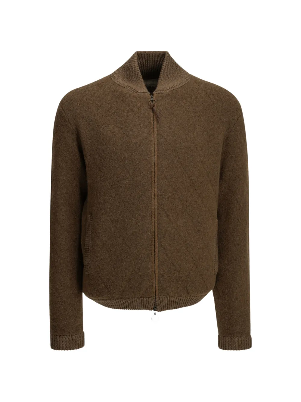 RAKKI quilted bomber jacket - Braun