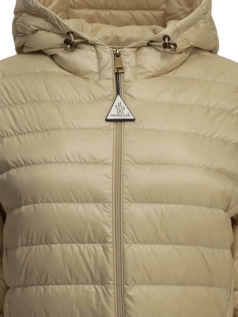 Moncler Igelhood short down jacket Beige