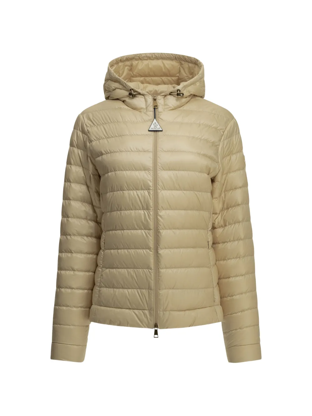 Moncler Igelhood short down jacket Beige