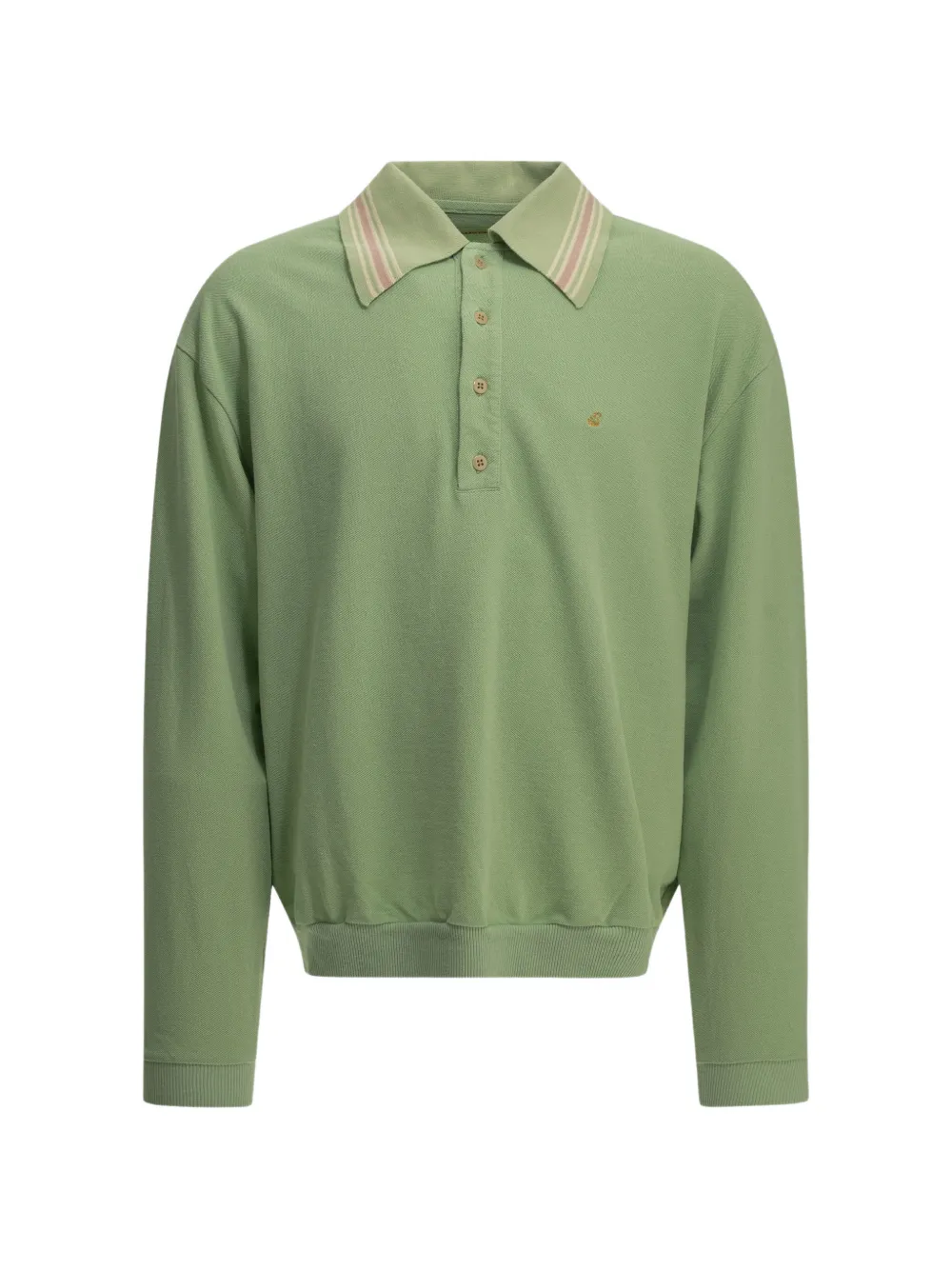 KAPITAL long-sleeve polo shirt - Verde