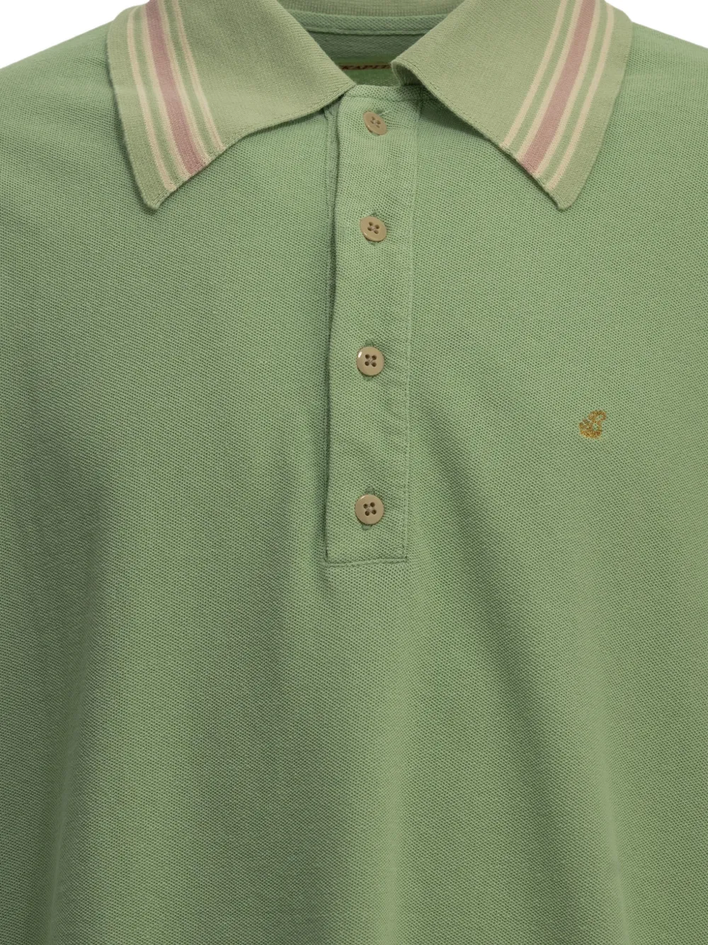 KAPITAL long-sleeve polo shirt Groen