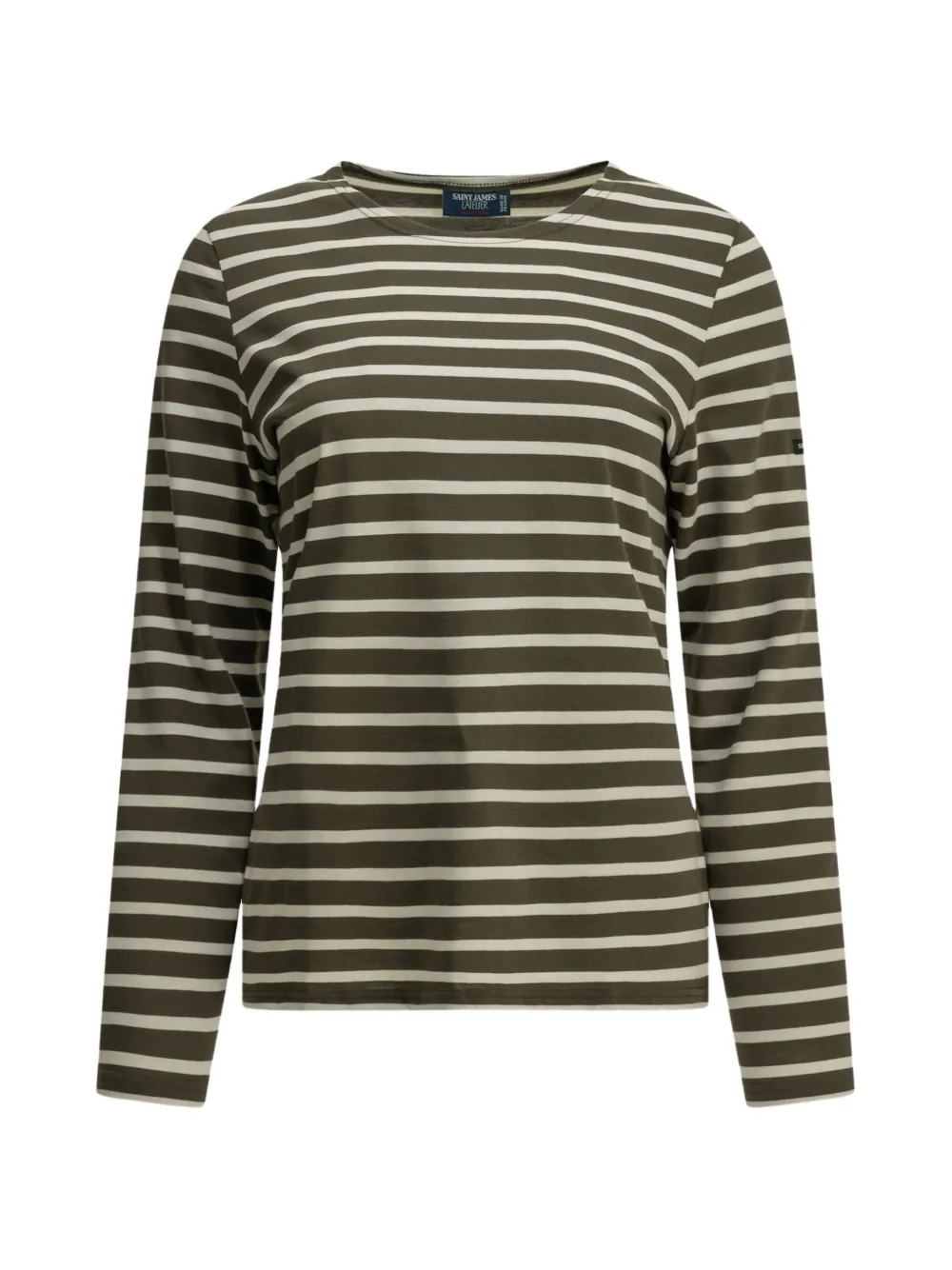 Saint James Meridame II striped long-sleeve T-shirt - Grün
