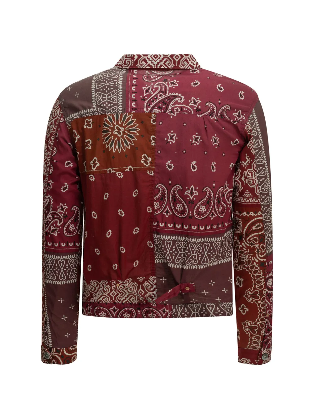 KAPITAL patchwork bandana-print jacket Rood