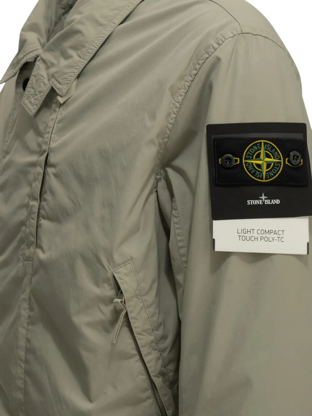 Stone Island Q100011 Light Compact T touch Poly-TC jacket Groen