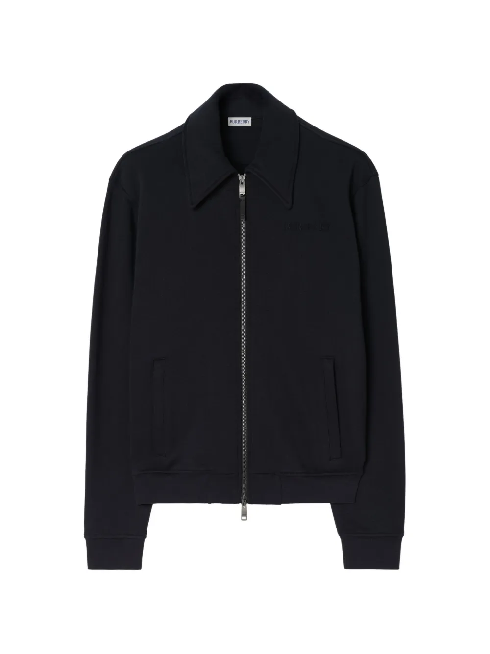 Burberry logo-detail zip-fastening jacket - Nero