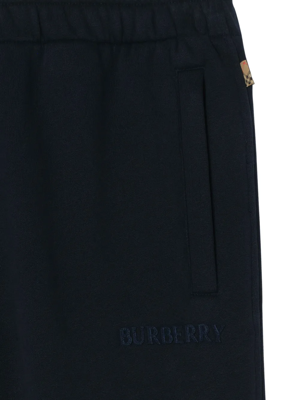 Burberry cotton track pants Blauw