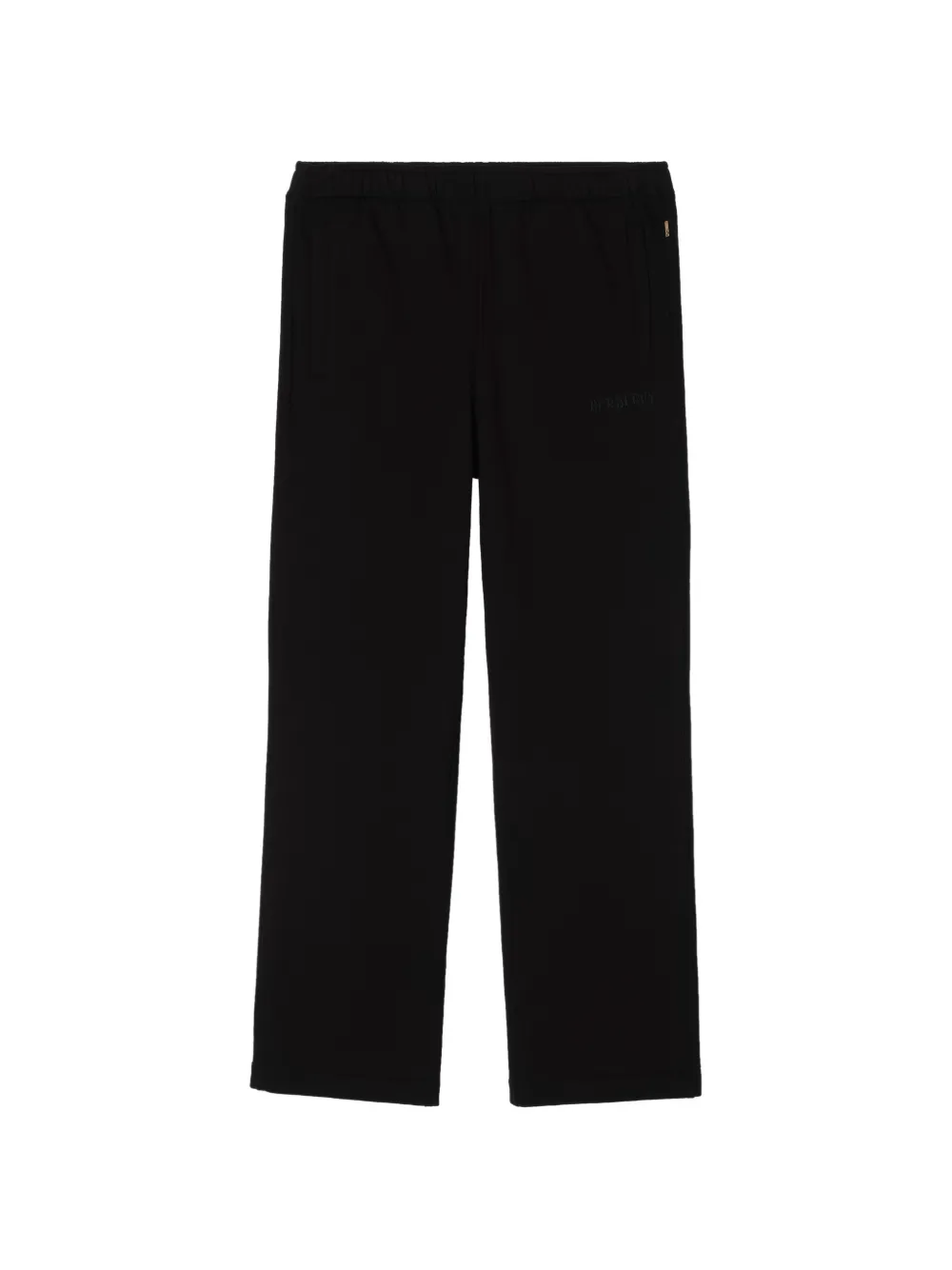 Burberry logo-detail cotton track pants - Nero