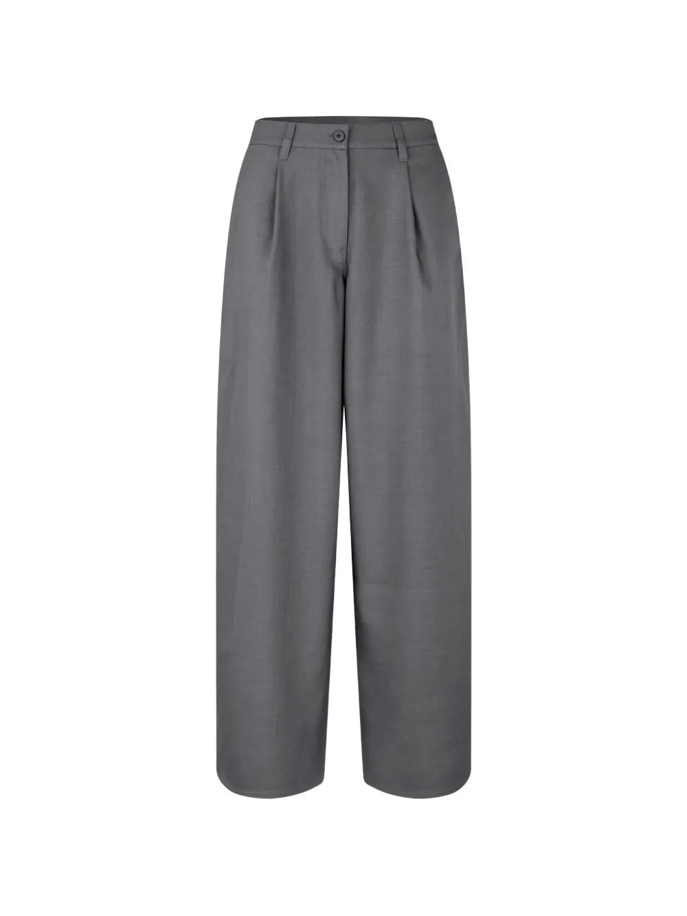 SAMSOE SAMSOE Saharper pleated wide-leg trousers - Grau
