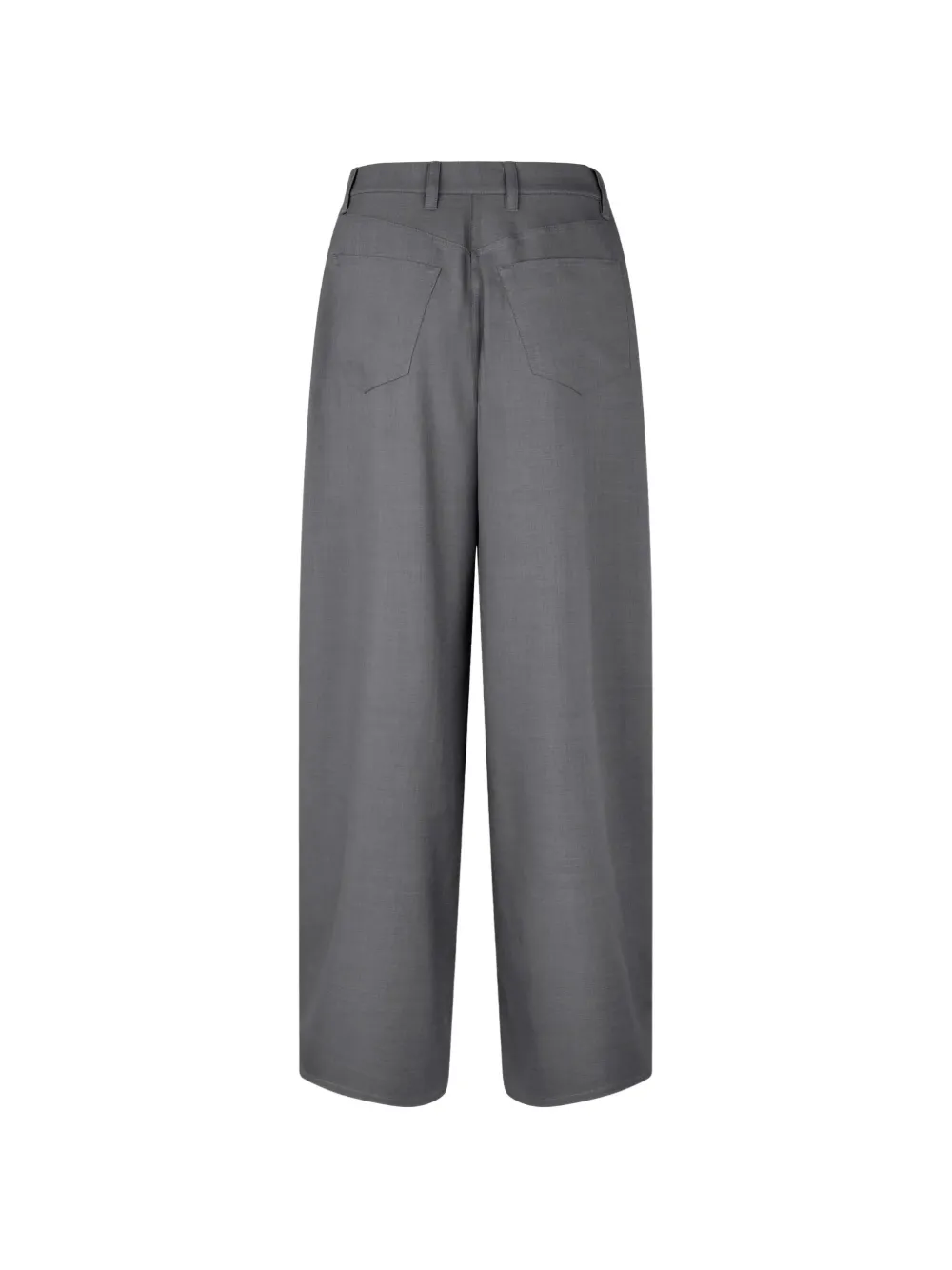 SAMSOE Saharper pleated wide-leg trousers Grijs
