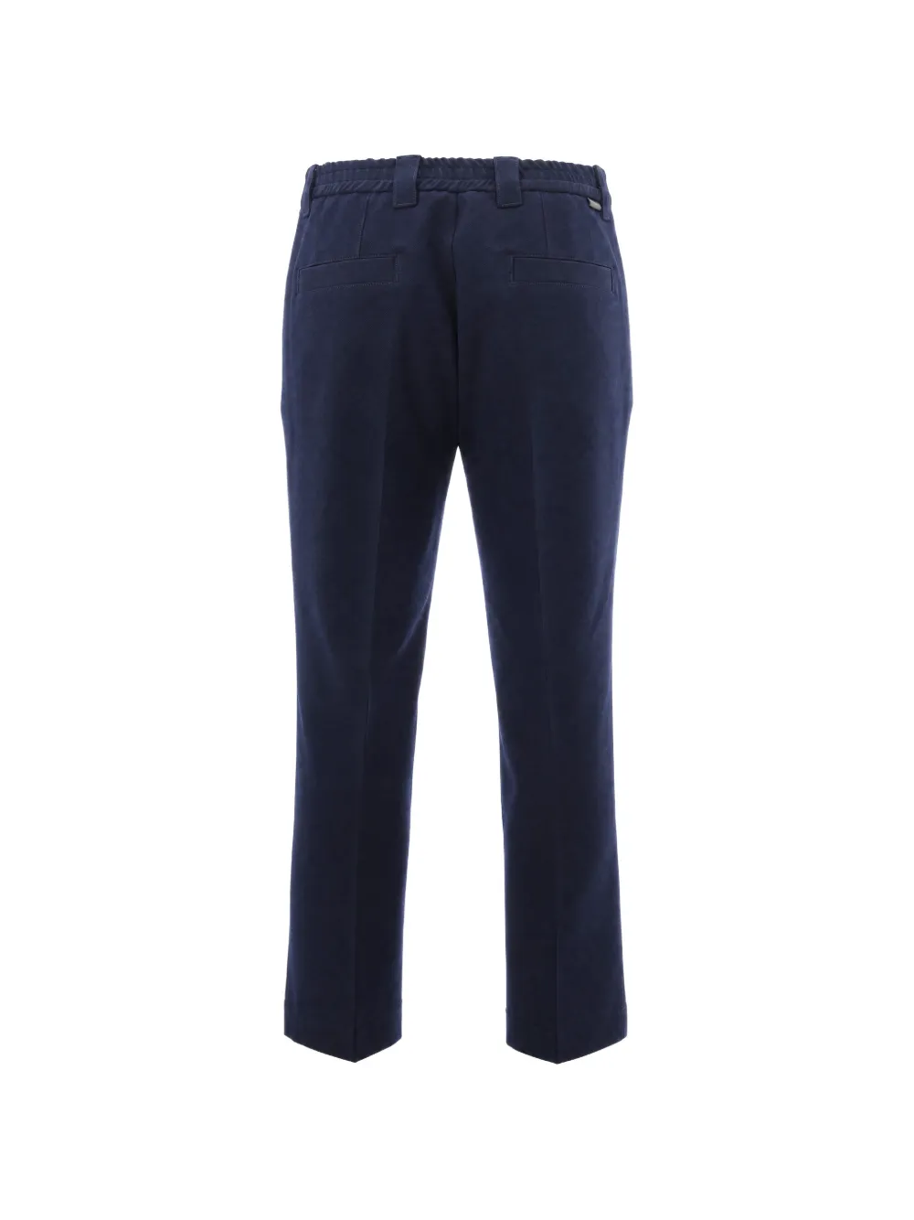 Paolo Pecora pressed-crease tailored trousers Blauw