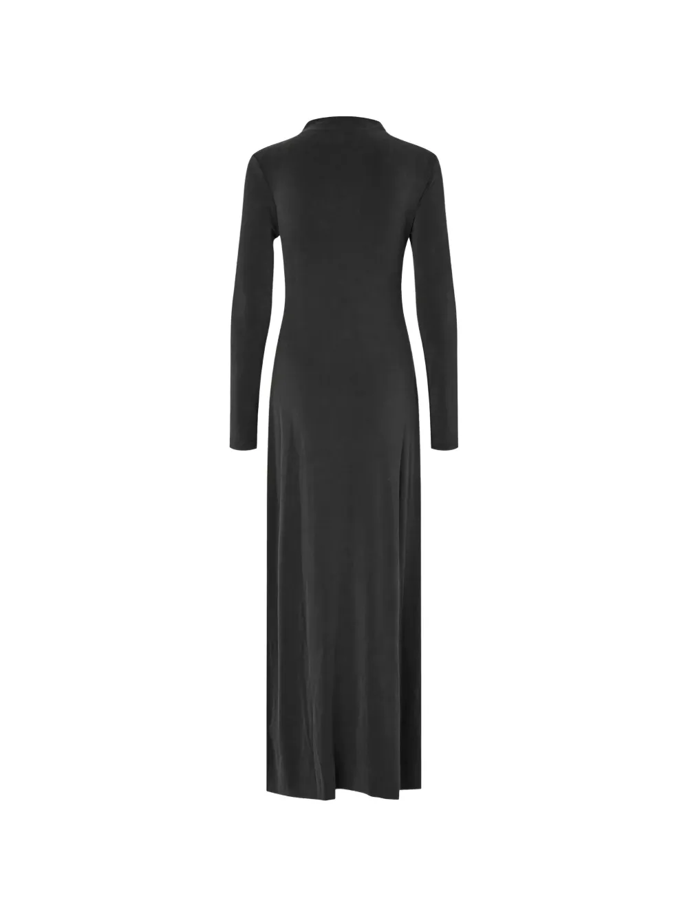 SAMSOE Saandressa ruched long-sleeve maxi dress Grijs