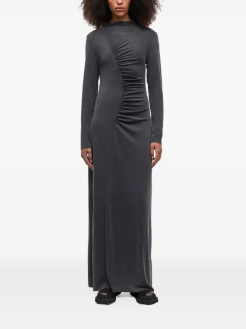 SAMSOE SAMSOE Saandressa ruched long-sleeve maxi dress