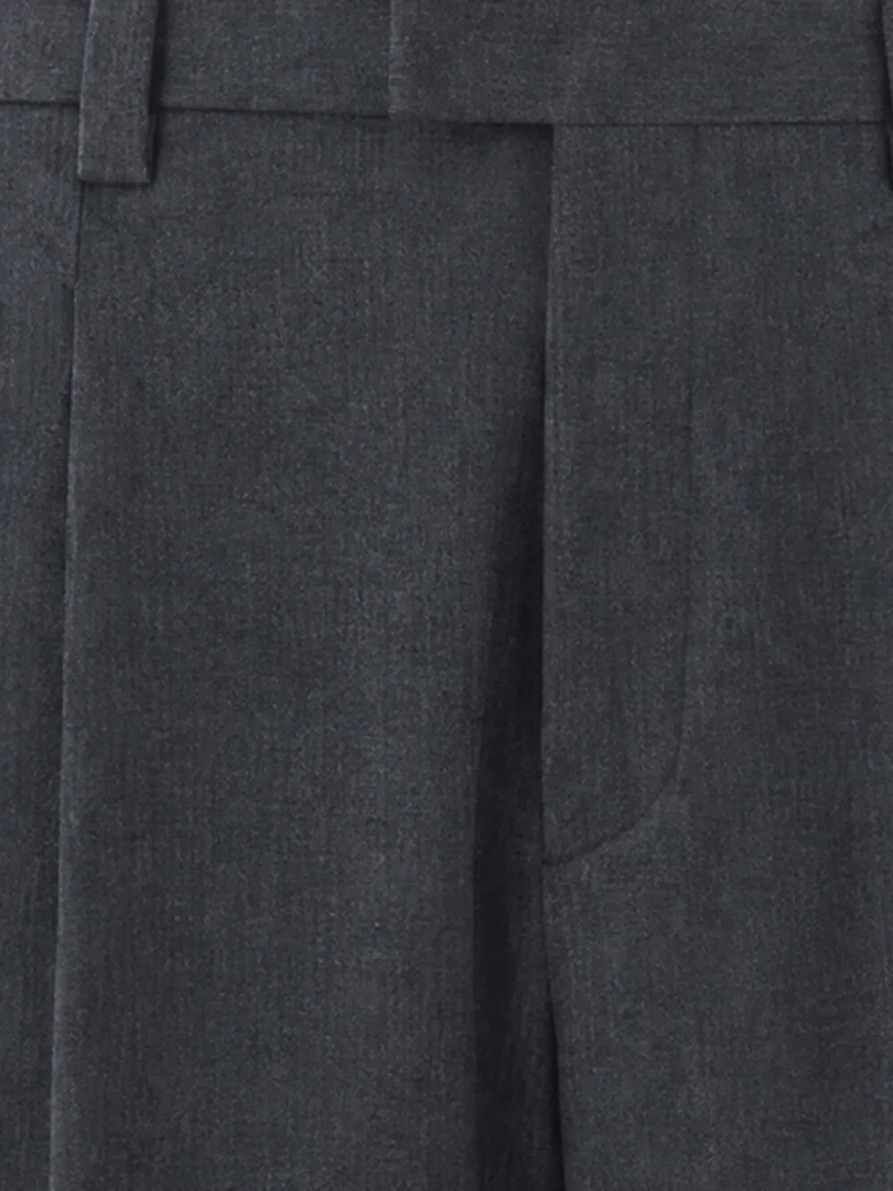 Paolo Pecora pleated tapered-leg trousers Grijs