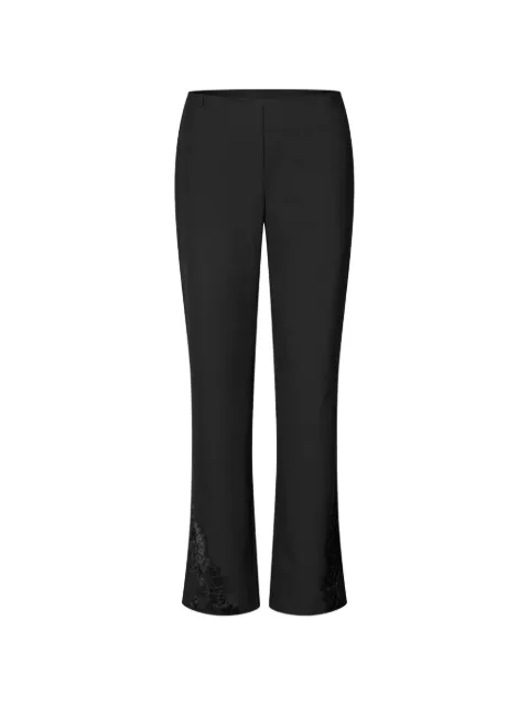 SAMSOE SAMSOE pantalones rectos Sarhino con ribete de encaje