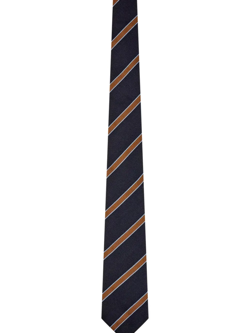 Corneliani diagonal-stripe tie Blauw