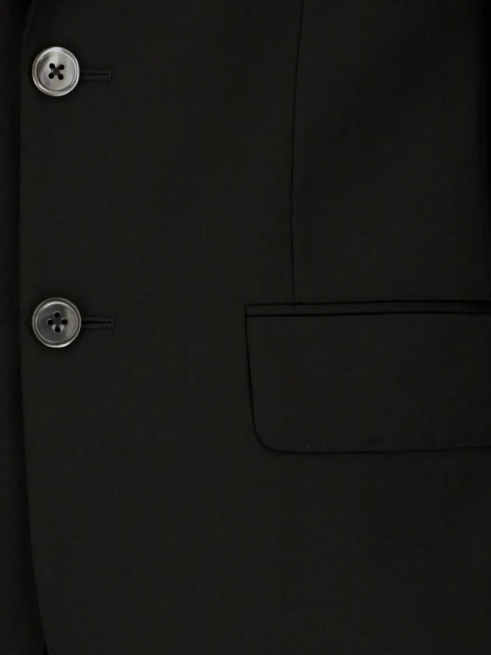 Corneliani single-breasted notched-lapels suit Zwart