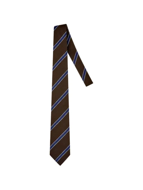 Corneliani diagonal-stripe tie