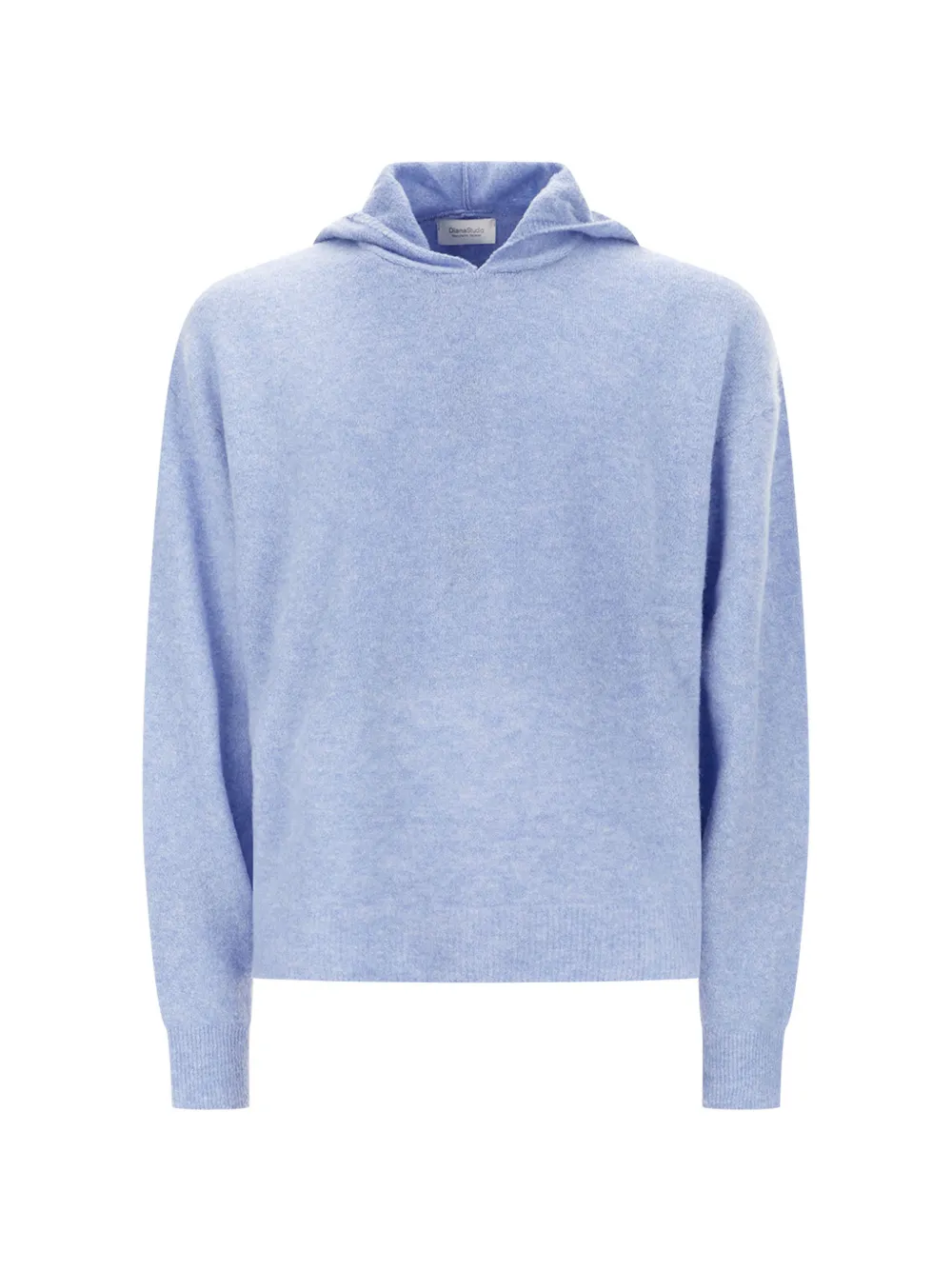 Diana Studio knitted hoodie - Blu